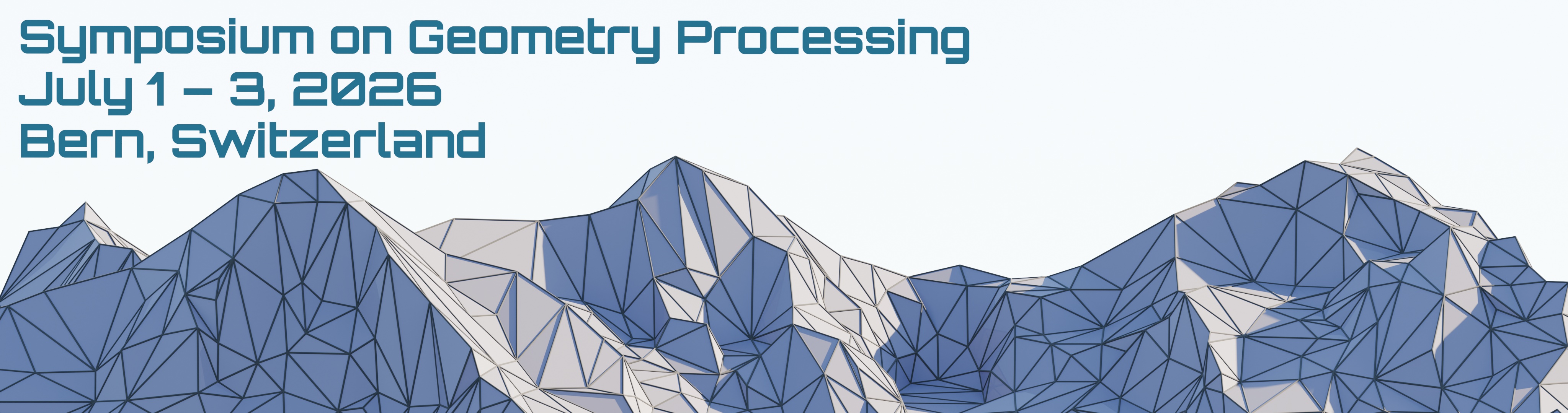 Symposium&nbsp;on Geometry&nbsp;Processing; July 1 – 3, 2026; Bern, Switzerland